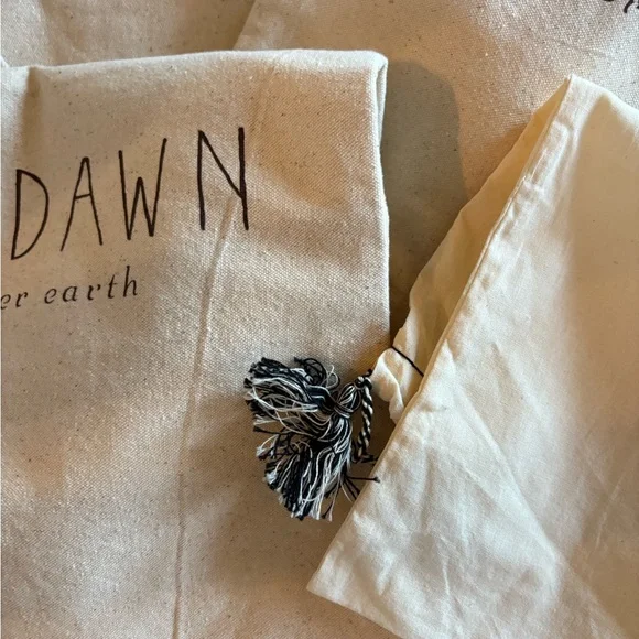 Lot Of 12 Christy Dawn Doen Cotton Canvas Tote Bags Handled Shopping Market NEW - Picture 7 of 7